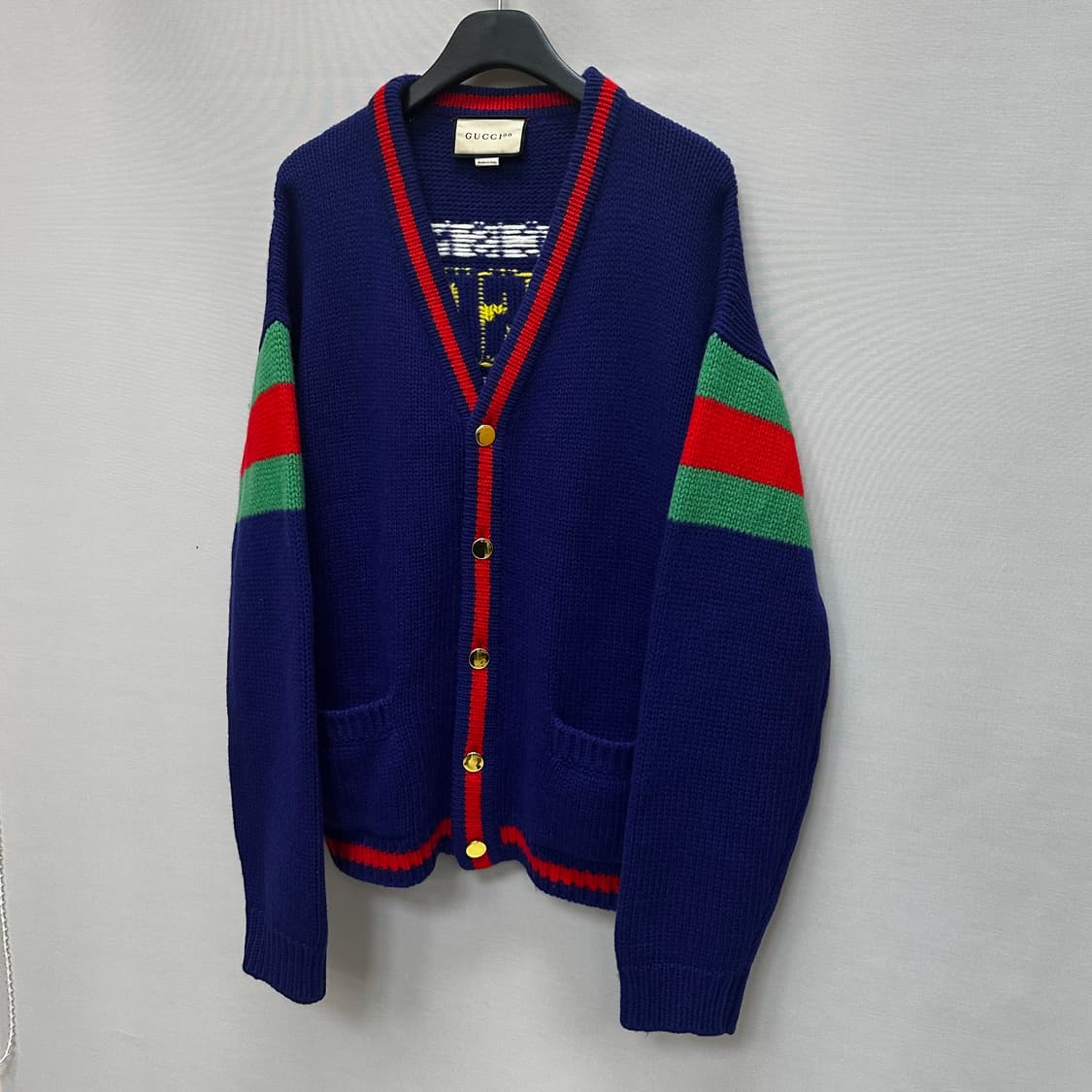 구찌 100주년 로고 웹 가디건 ( 105~110 ) 상품이미지5