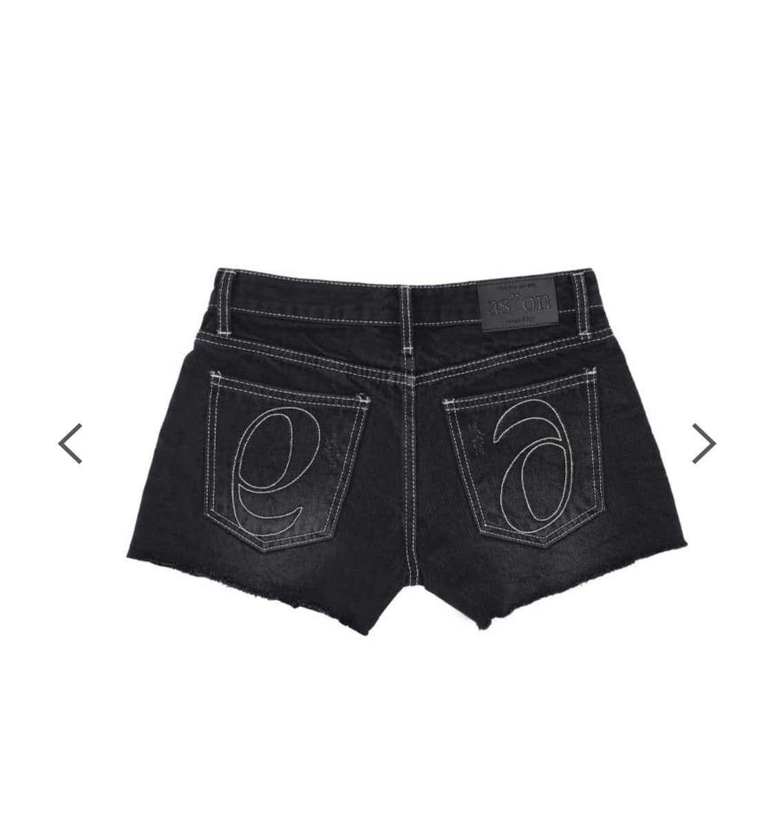 애즈온 DALIT SHORT PANTS / BLACK (s) 상품이미지2