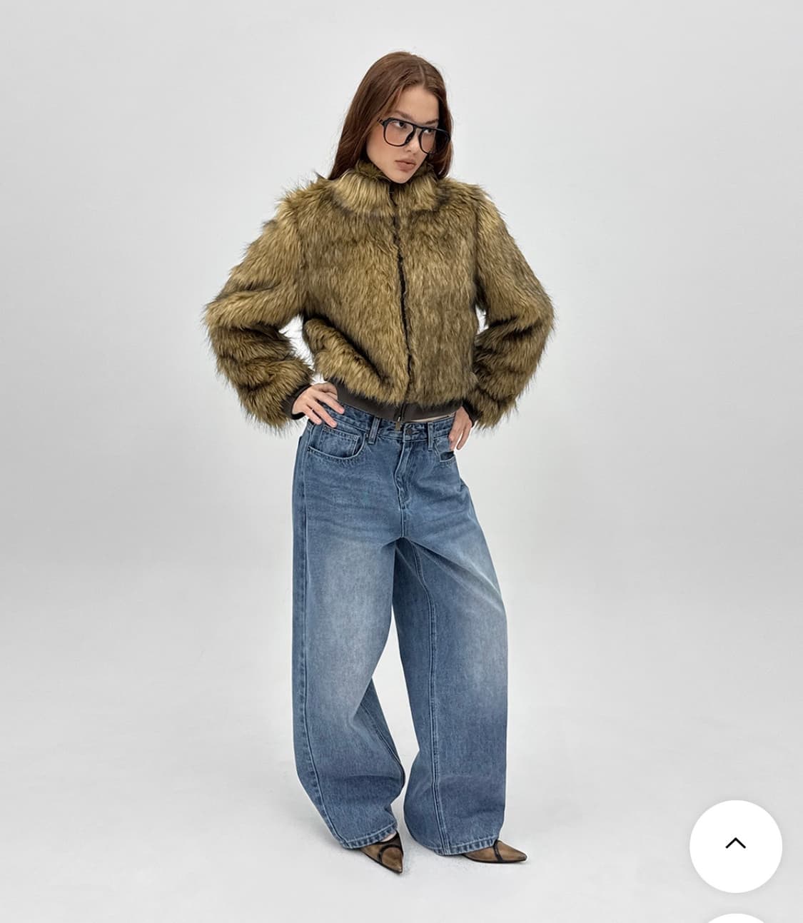 블랙업 라뷰 투톤퍼 하이넥 점퍼(브라운) 상품이미지3