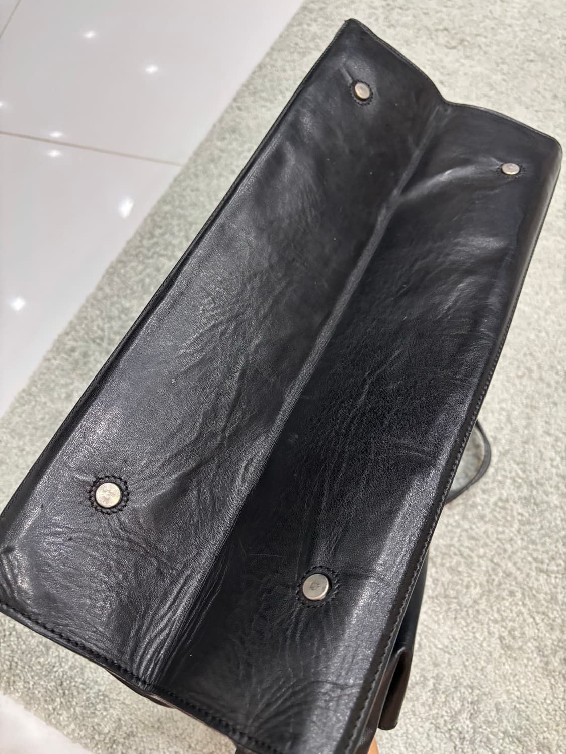 마르지엘라 / 폴디드 토트백 블랙 상품이미지10