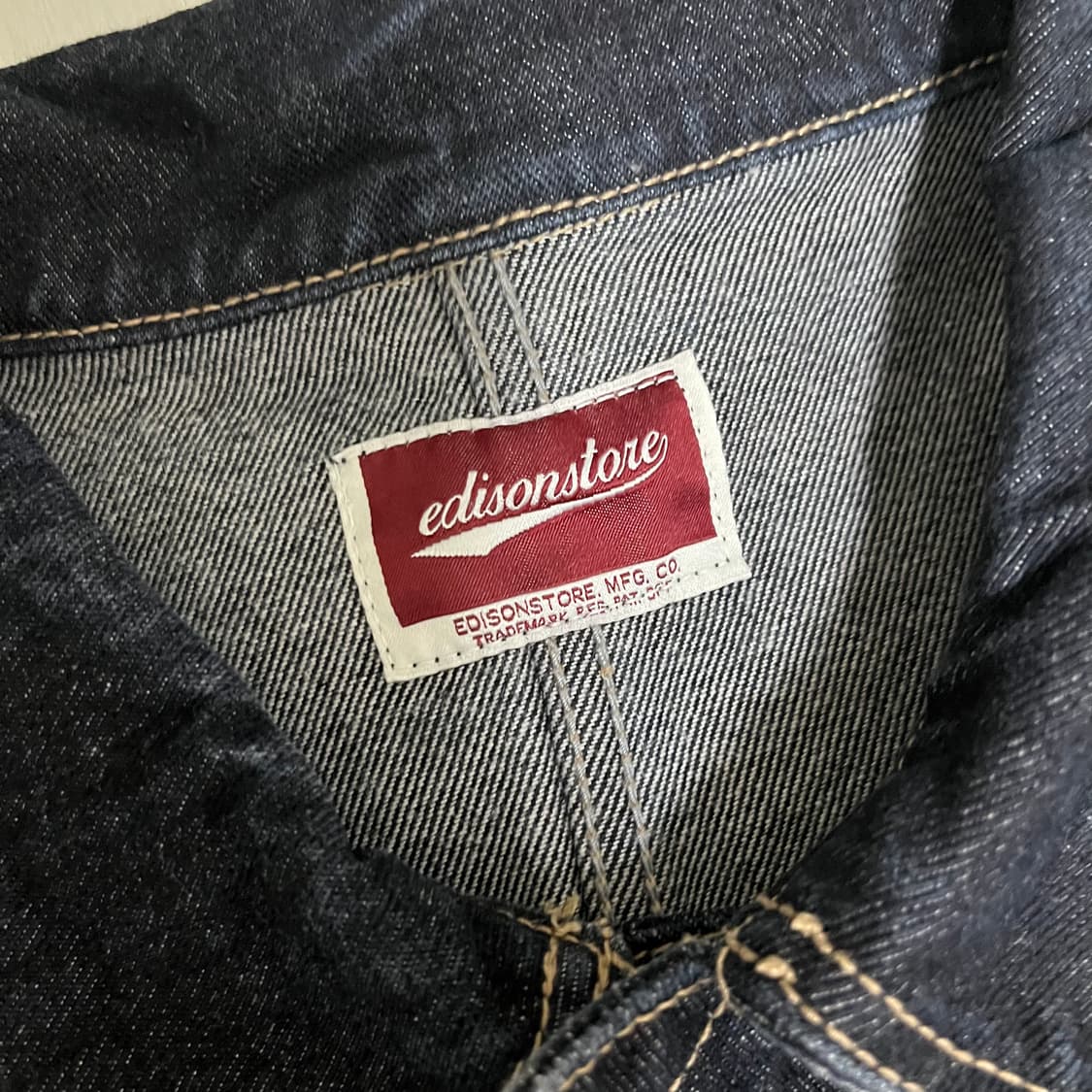 Edisonstore . 에디슨스토어 데님 초어자켓 상품이미지5