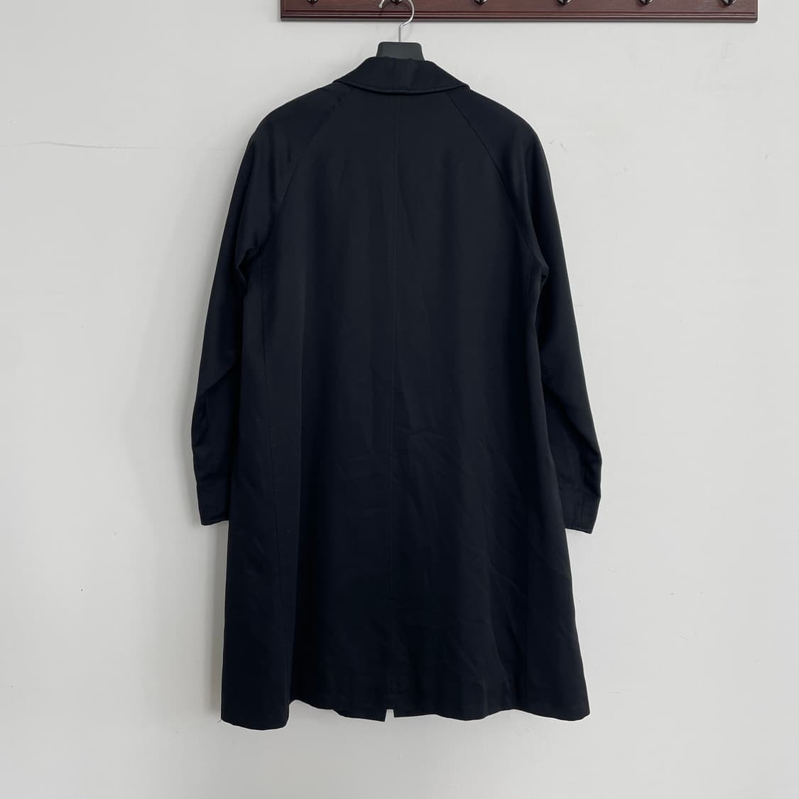 버버리 블랙 싱글 트렌치 코트 상품이미지2