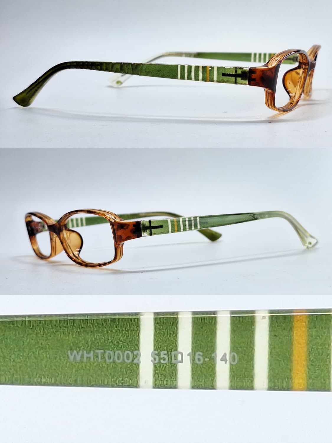 00s 슬림 스퀘어 뿔테 안경테 WHT0002 55mm 빈티지 y2k 패 상품이미지7