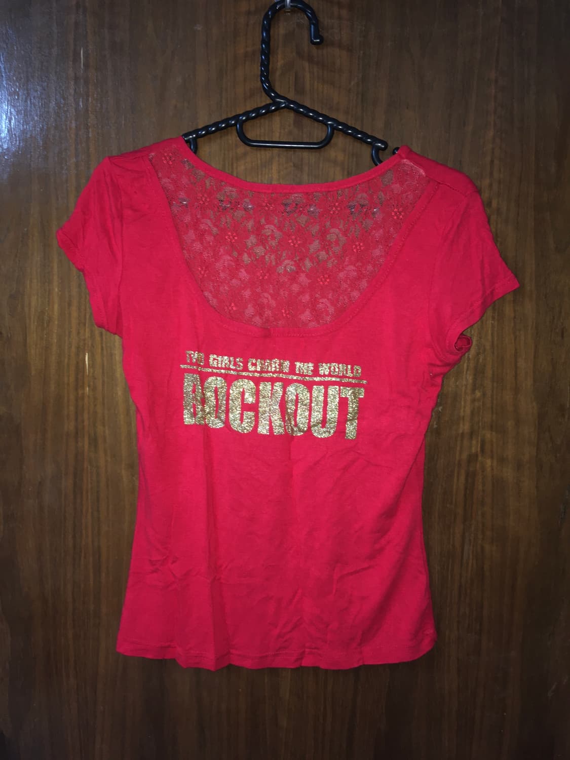 y2k 갸루 나비 시스루 레이스 반팔 상품이미지2