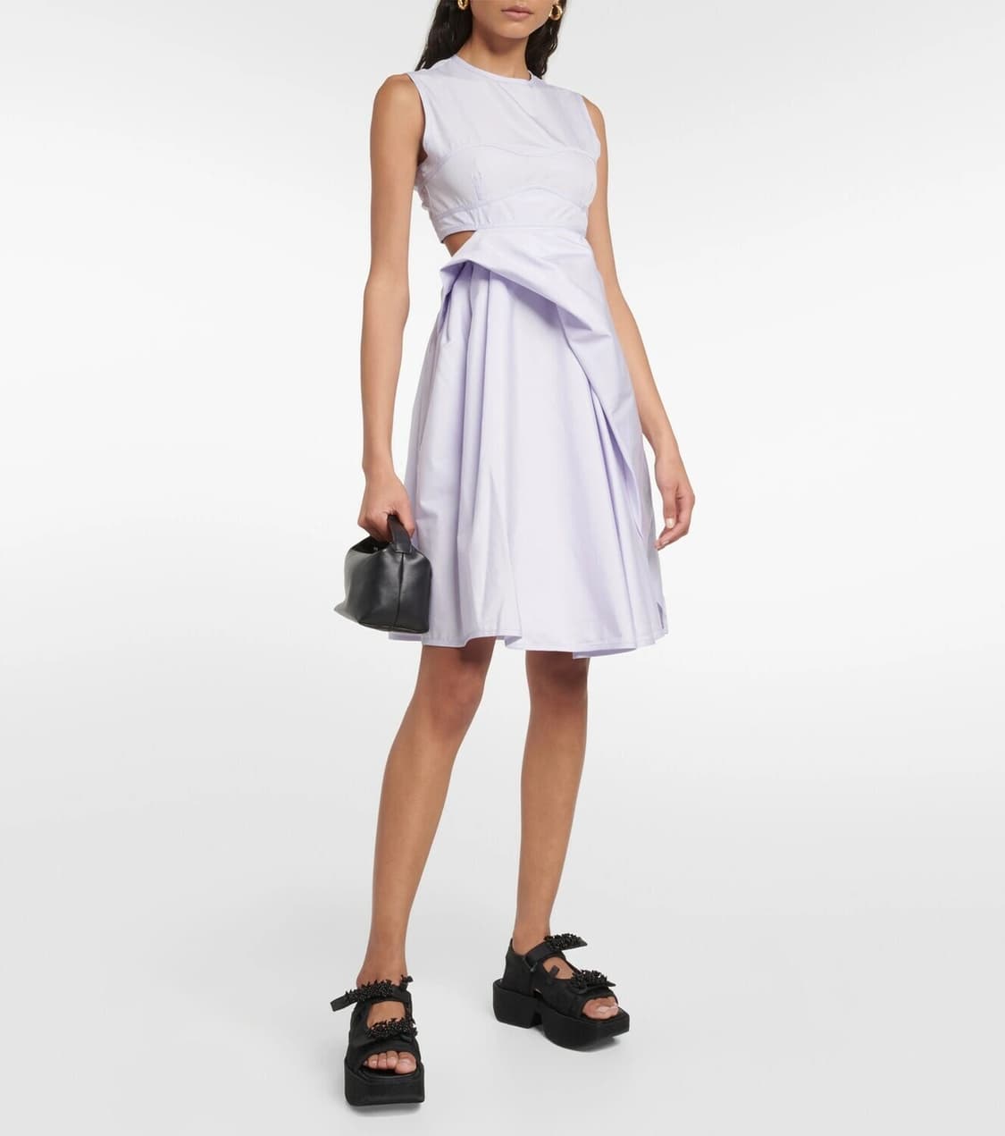 세실리에 반센 seero 컷아웃 코튼 미니 드레스 상품이미지5