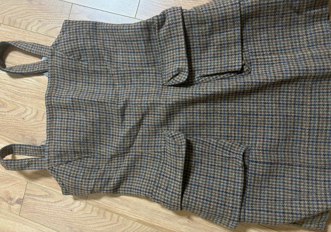 인스턴트 핑크 멜빵 원피스 상품이미지1