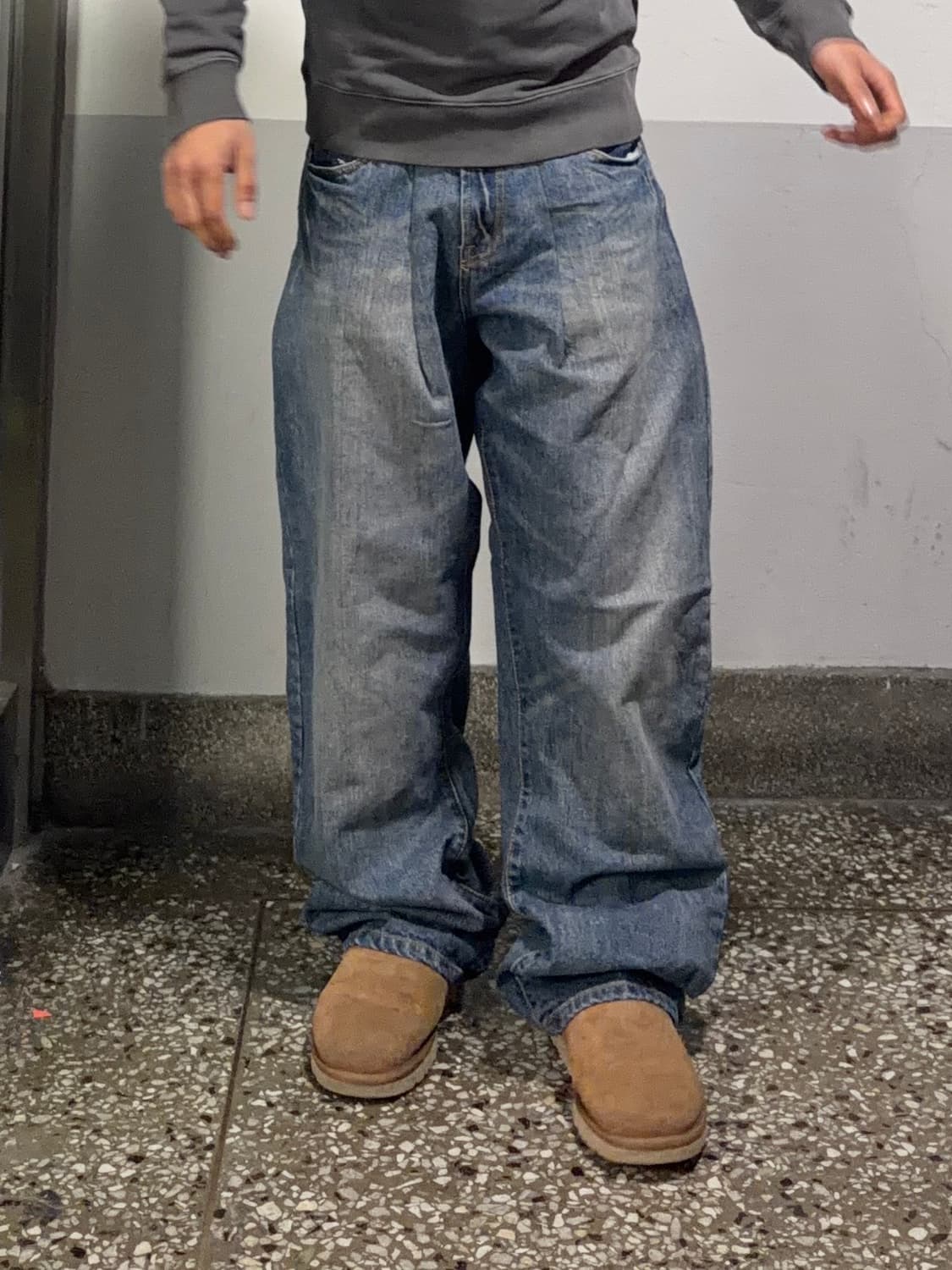 빈티지 자수 힙합팬츠 상품이미지4