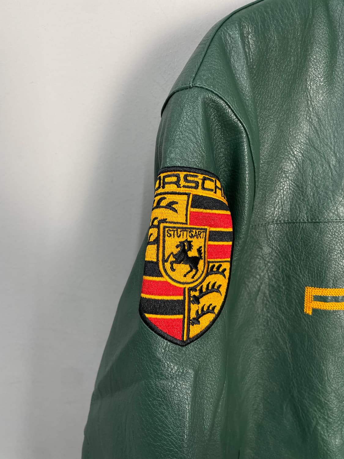 포르쉐 빅패치로고 레더자켓 H1797 상품이미지5