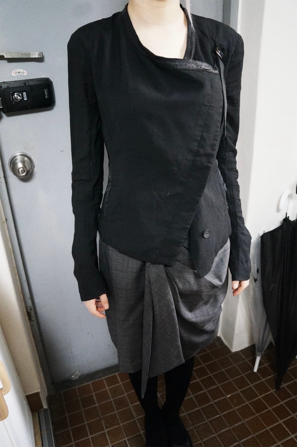 헬무트 랭 스트랩 넥 자켓 상품이미지1