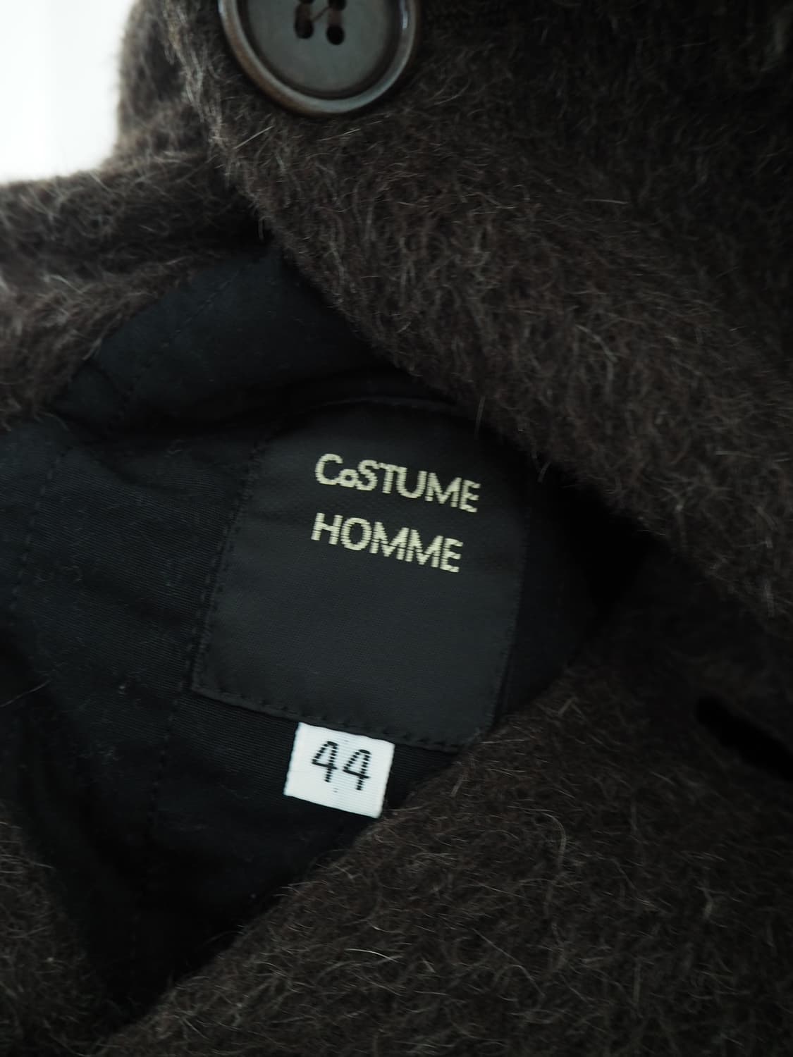 CuSTUME HOMME mohair blend coat  상품이미지8