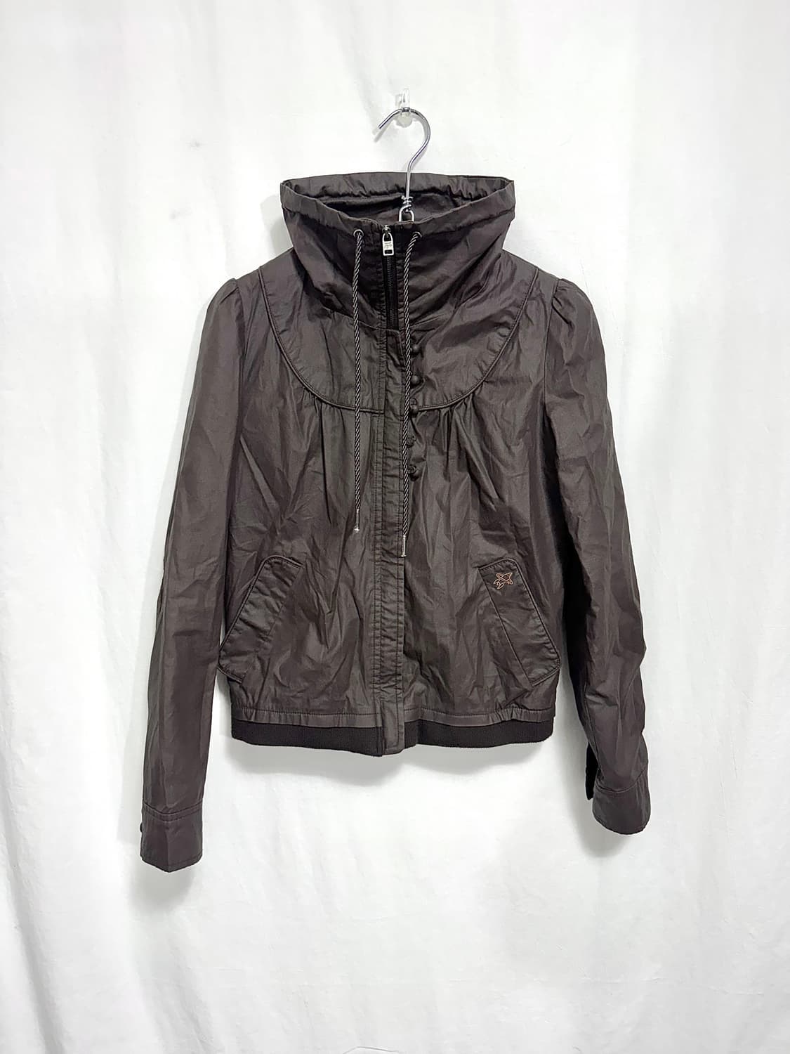 High neck brown jacket 상품이미지1