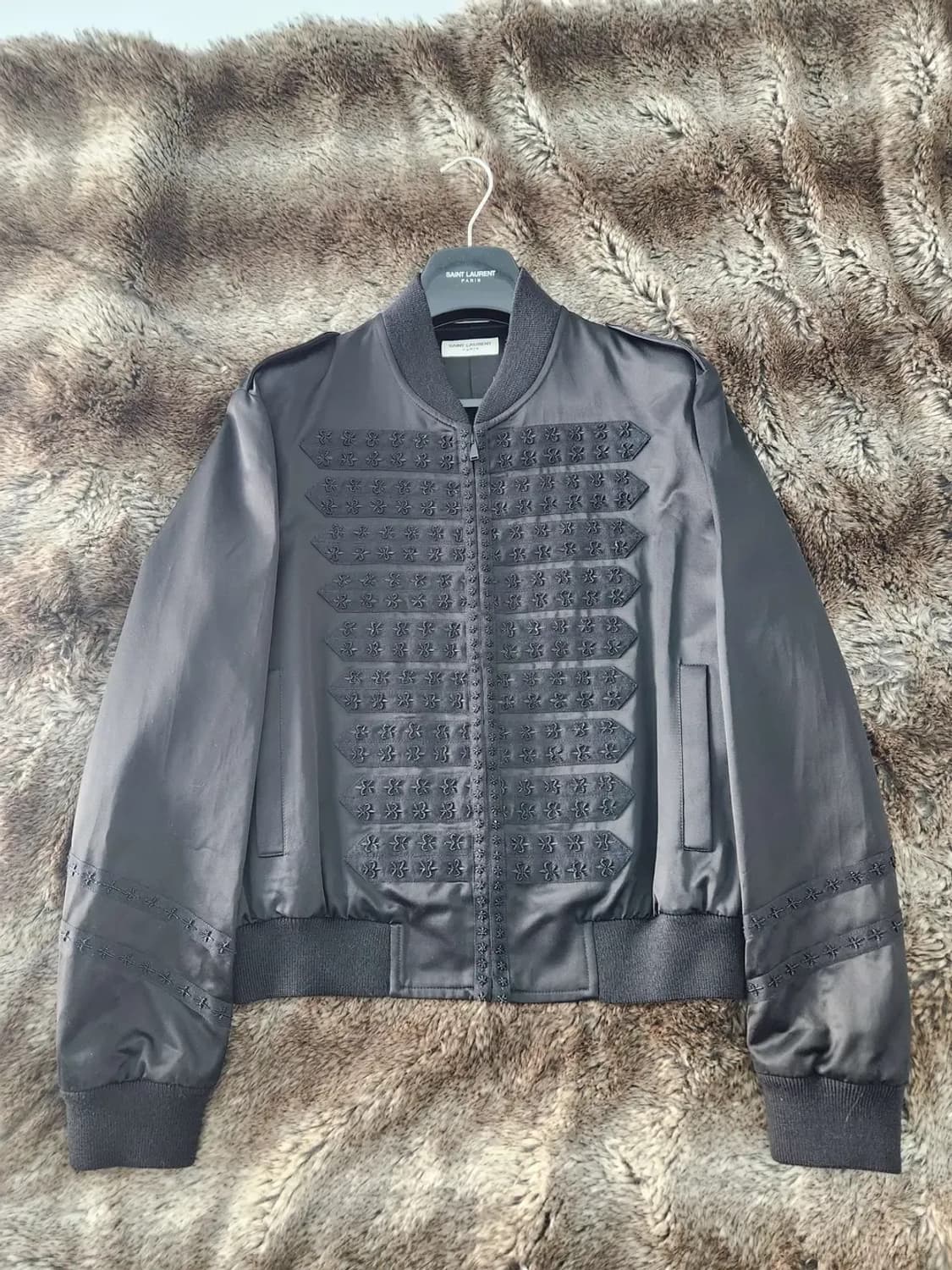 [BTS 지민님 착용] 생로랑 20ss 나폴레옹 봄버 자켓 상품이미지3