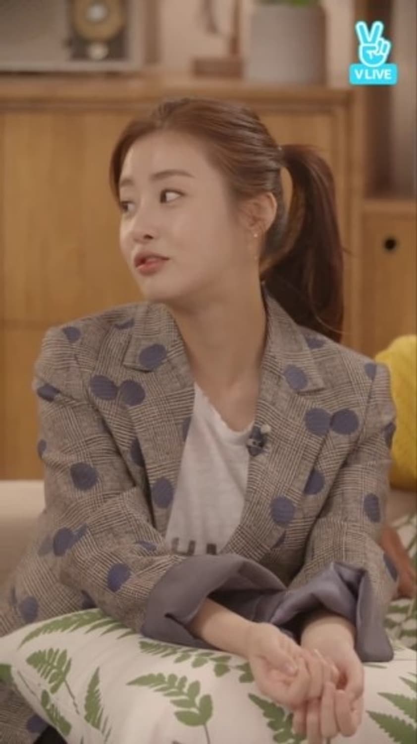 한섬 타임 2018 도트 자켓 55 상태최상 상품이미지2