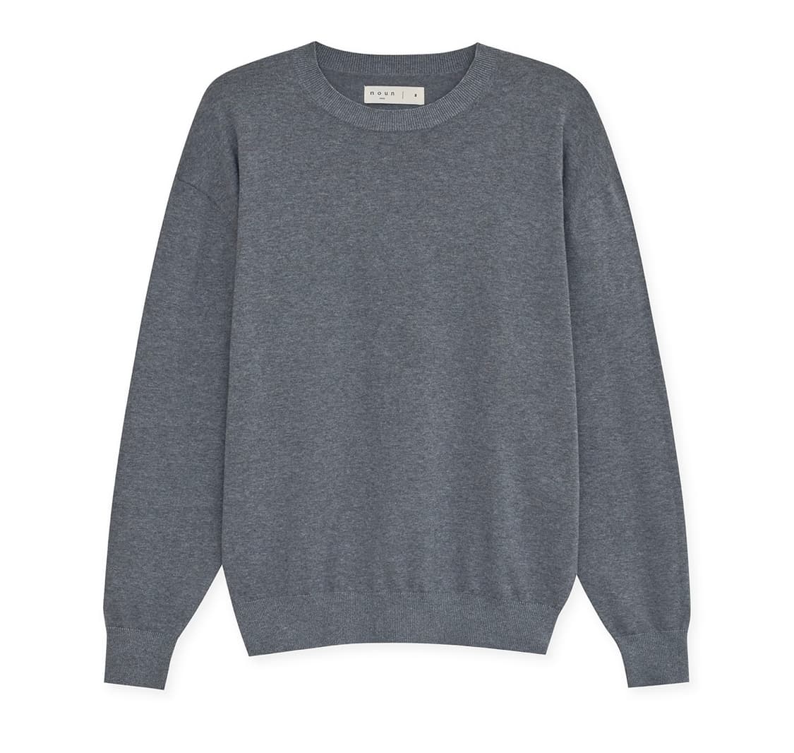 노운 에센셜 니트 / 그레이 1사이즈 상품이미지1