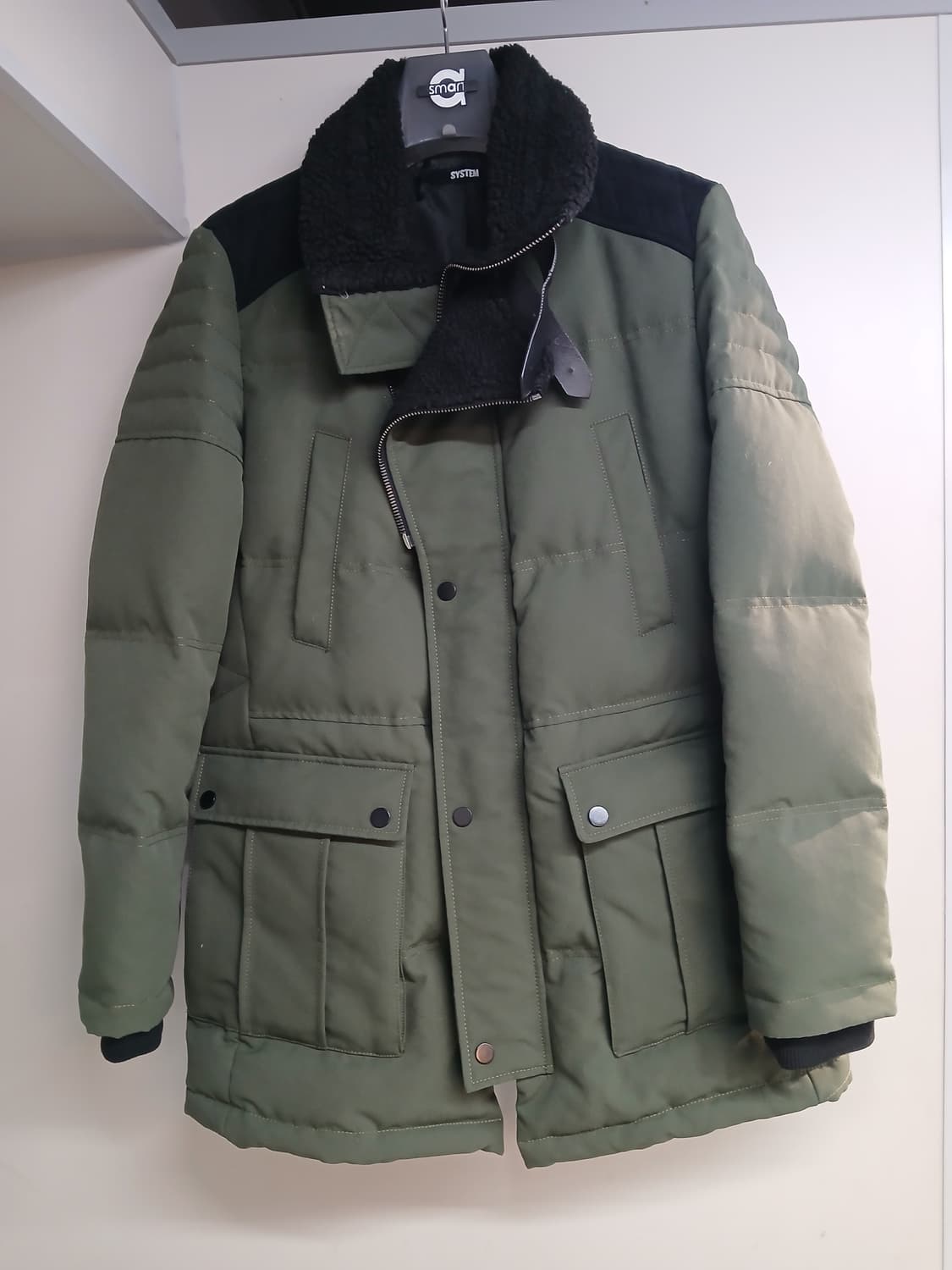 시스템 패딩 (양가죽+오리털) 사이즈 100 상품이미지1