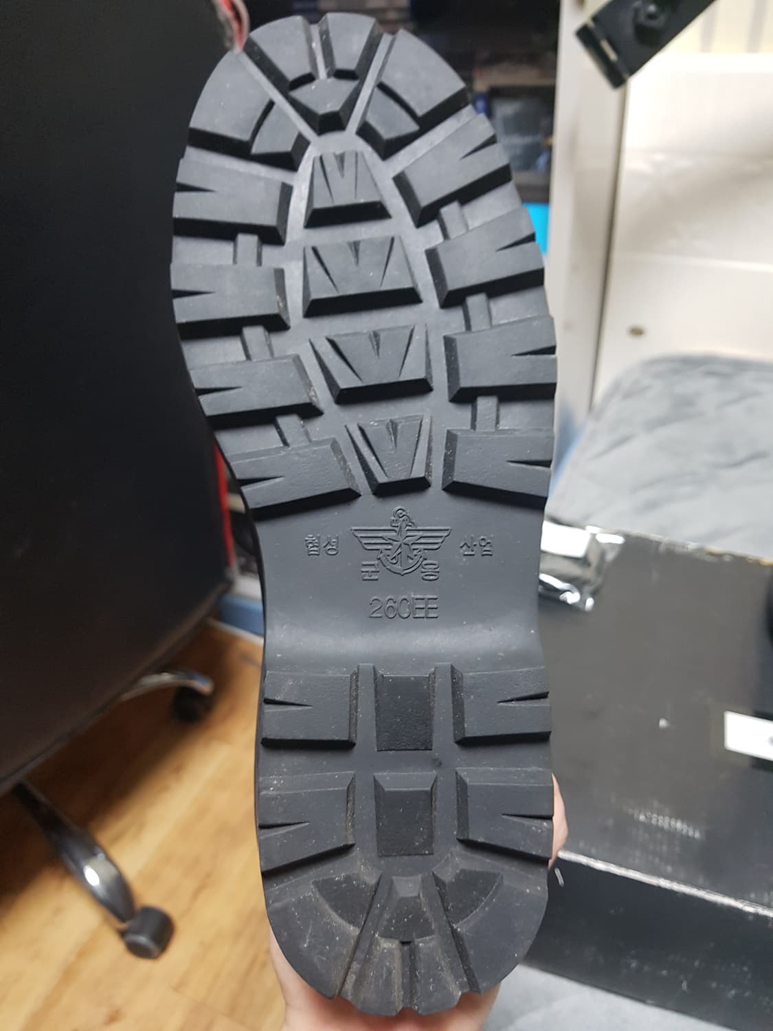 한국군 구형 동계용 방한화 전투화 군화 255~260 판매 상품이미지4