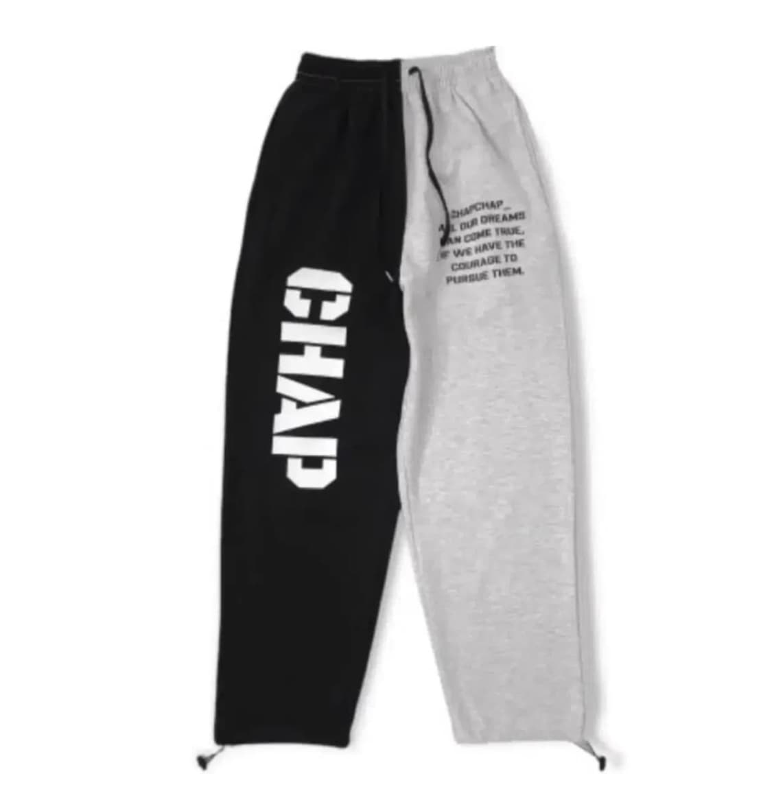 Chap chap 찹찹 반반 조거팬츠 바지 상품이미지1