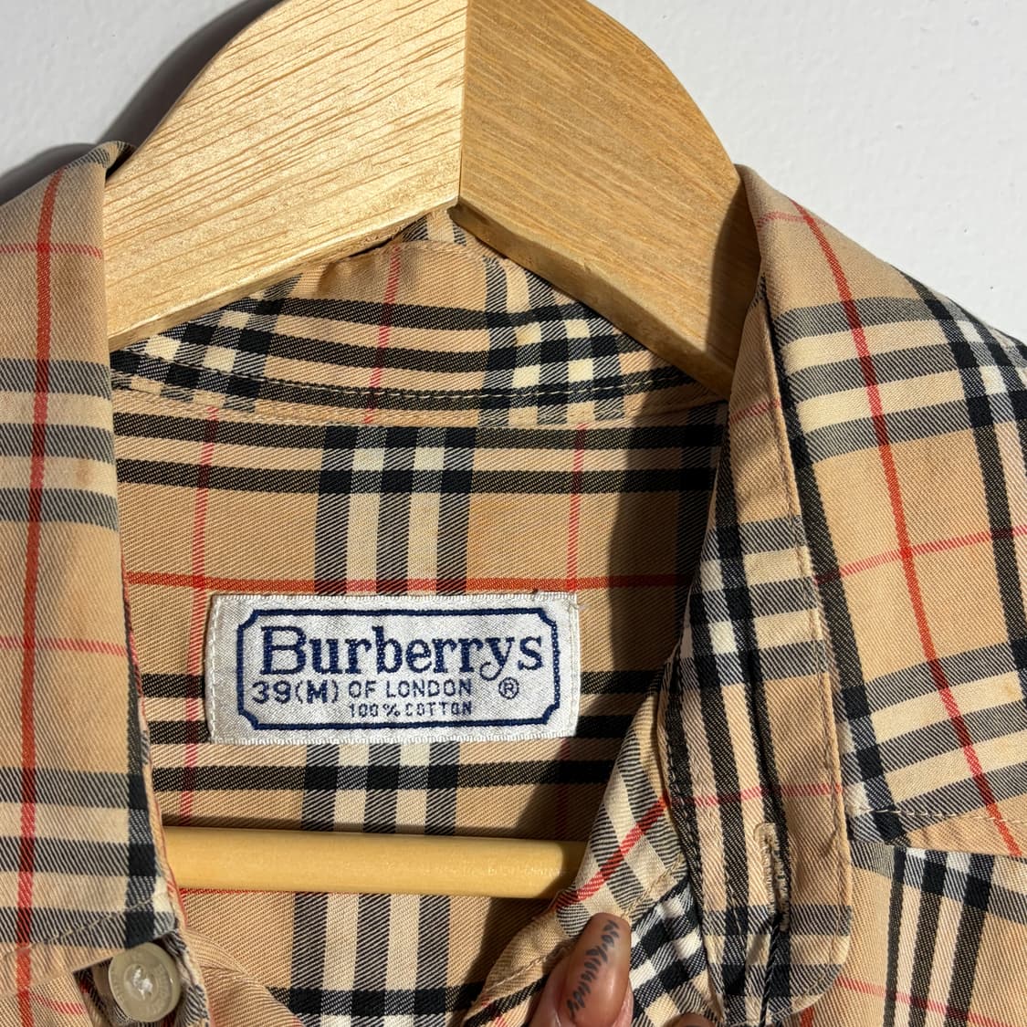 버버리 빈티지 노바 체크 셔츠 (무료배송) 상품이미지3