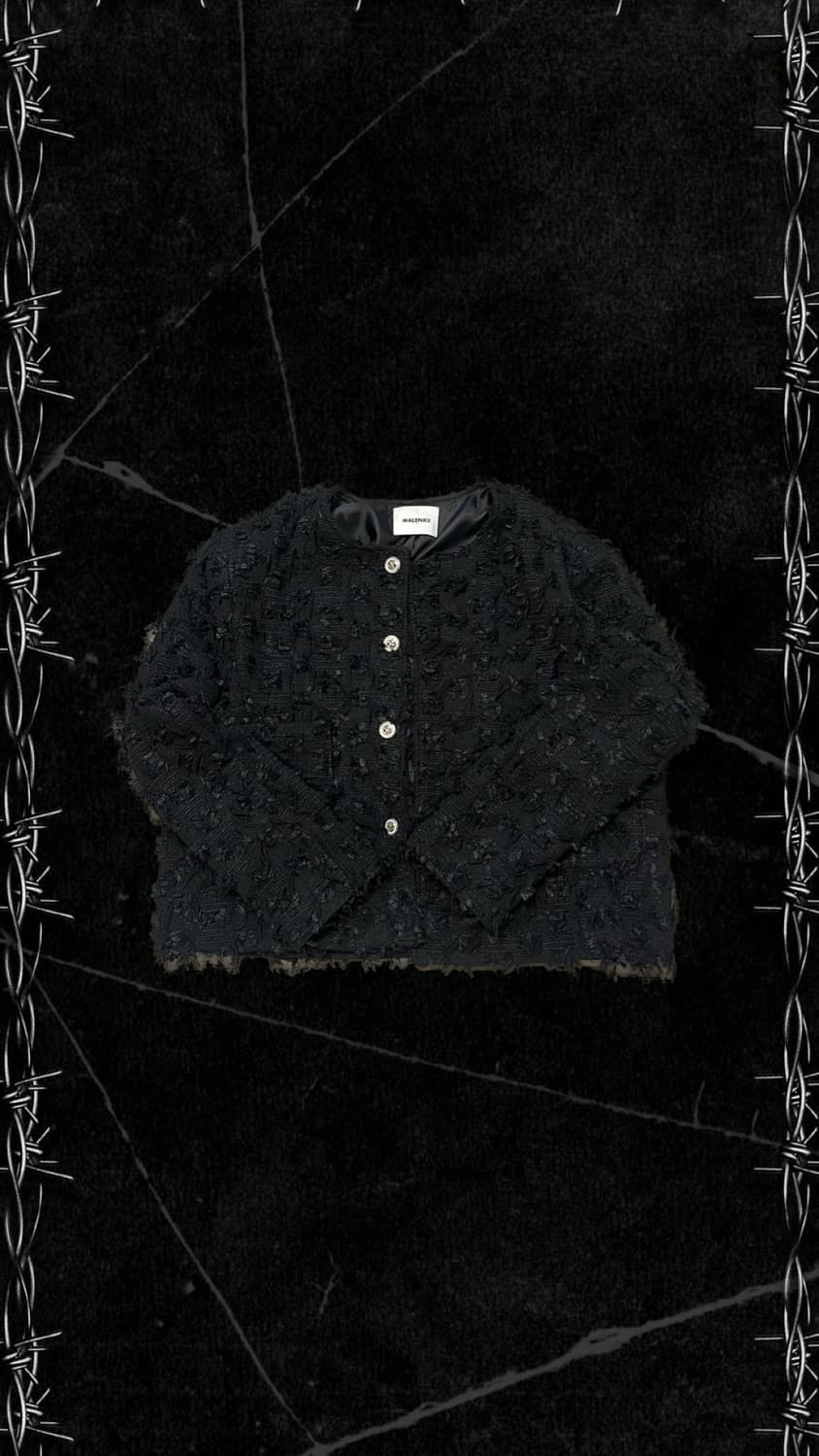 Miley fringe Crop jacket 상품이미지1
