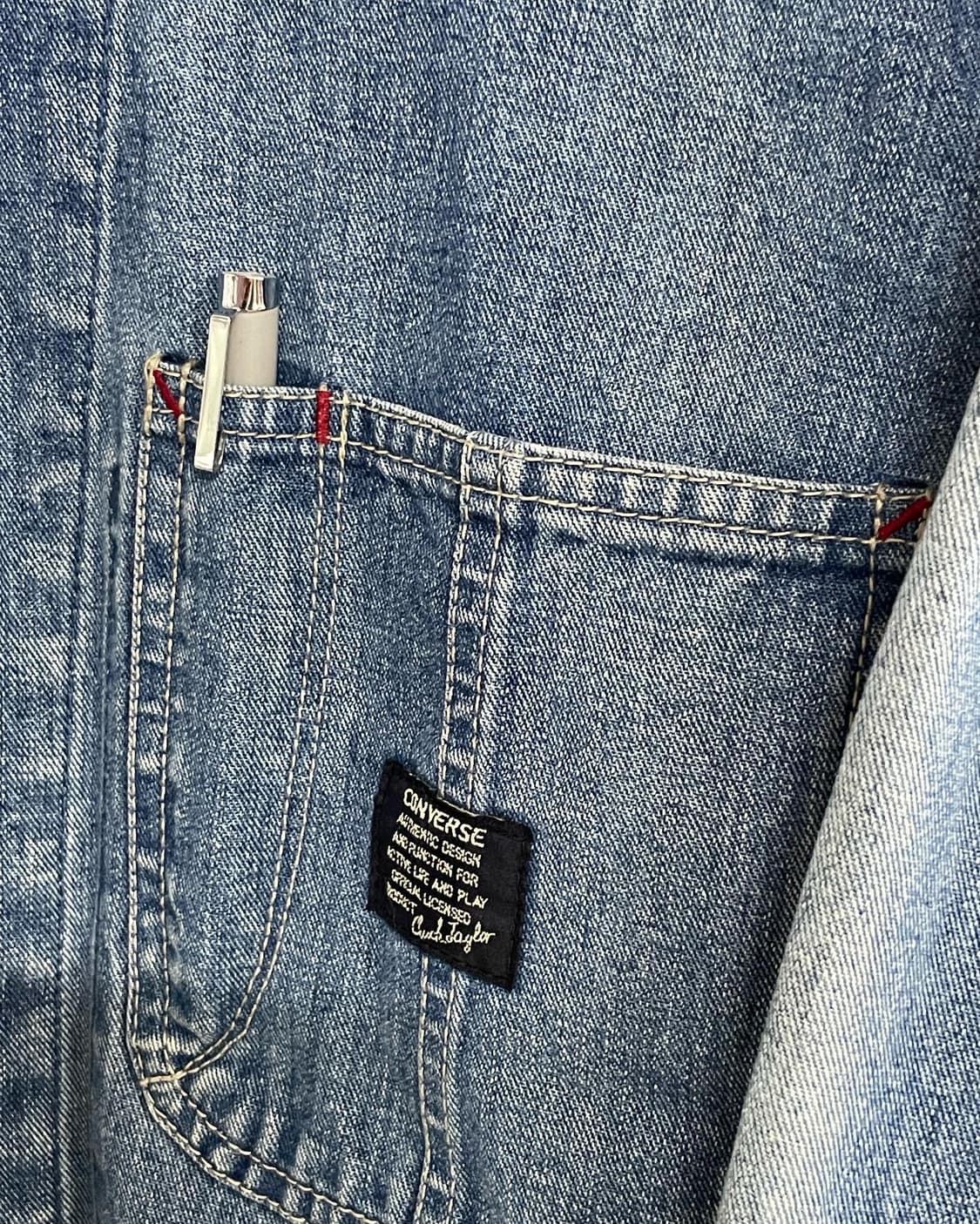 90s 컨버스 빈티지 데님 초어 자켓 (105) 상품이미지4