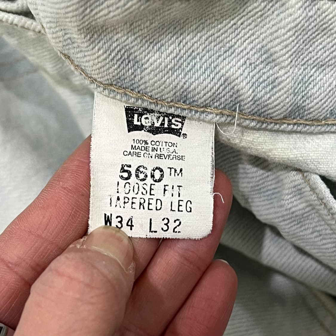 usa 리바이스 560 데님팬츠 s08464 상품이미지7