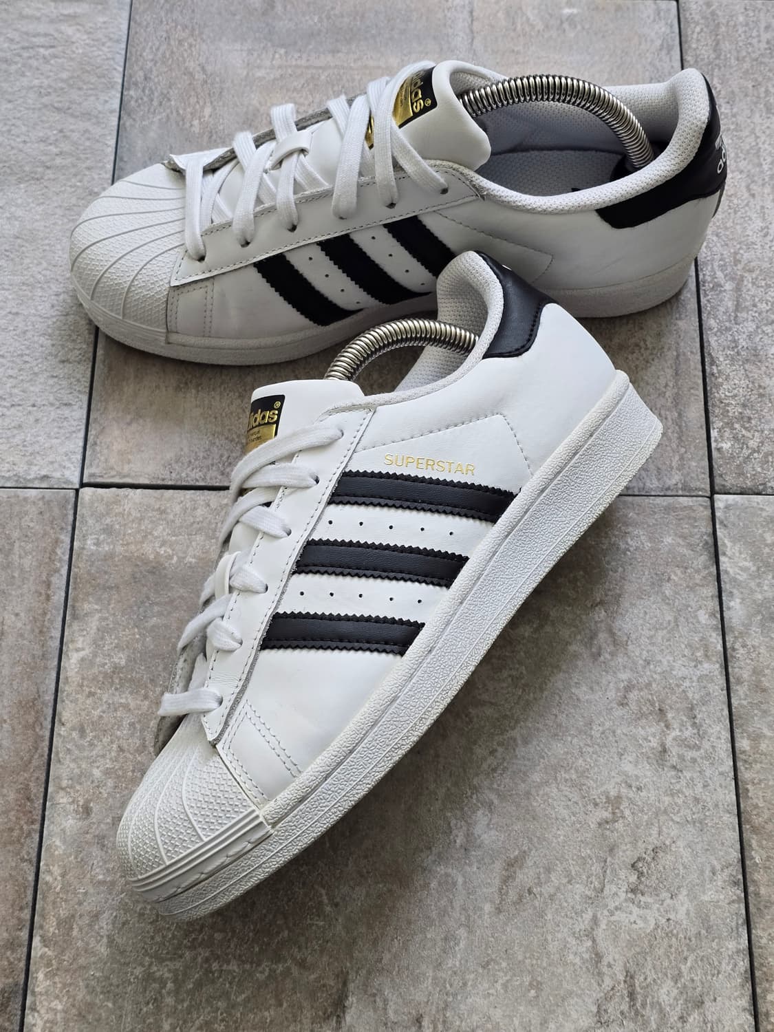 (240)아디다스 슈퍼스타 흰검 상품이미지3