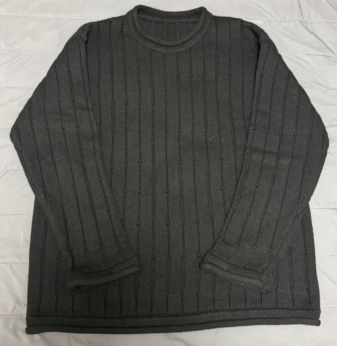 유스 youth 데미지 니트 블랙 상품이미지6