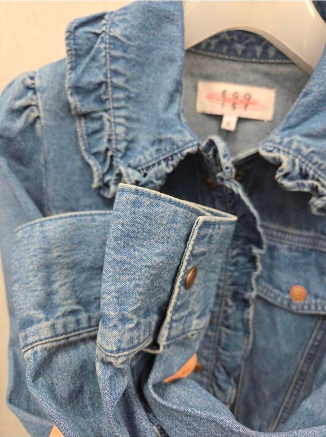 여성 55size 에고이스트 데님 점프수트 상품이미지5