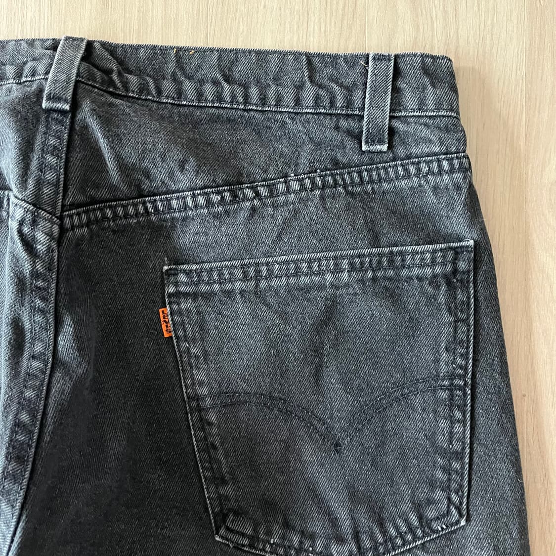 [38X32] 90s 빈티지 리바이스 565 블랙 made in usa 상품이미지5