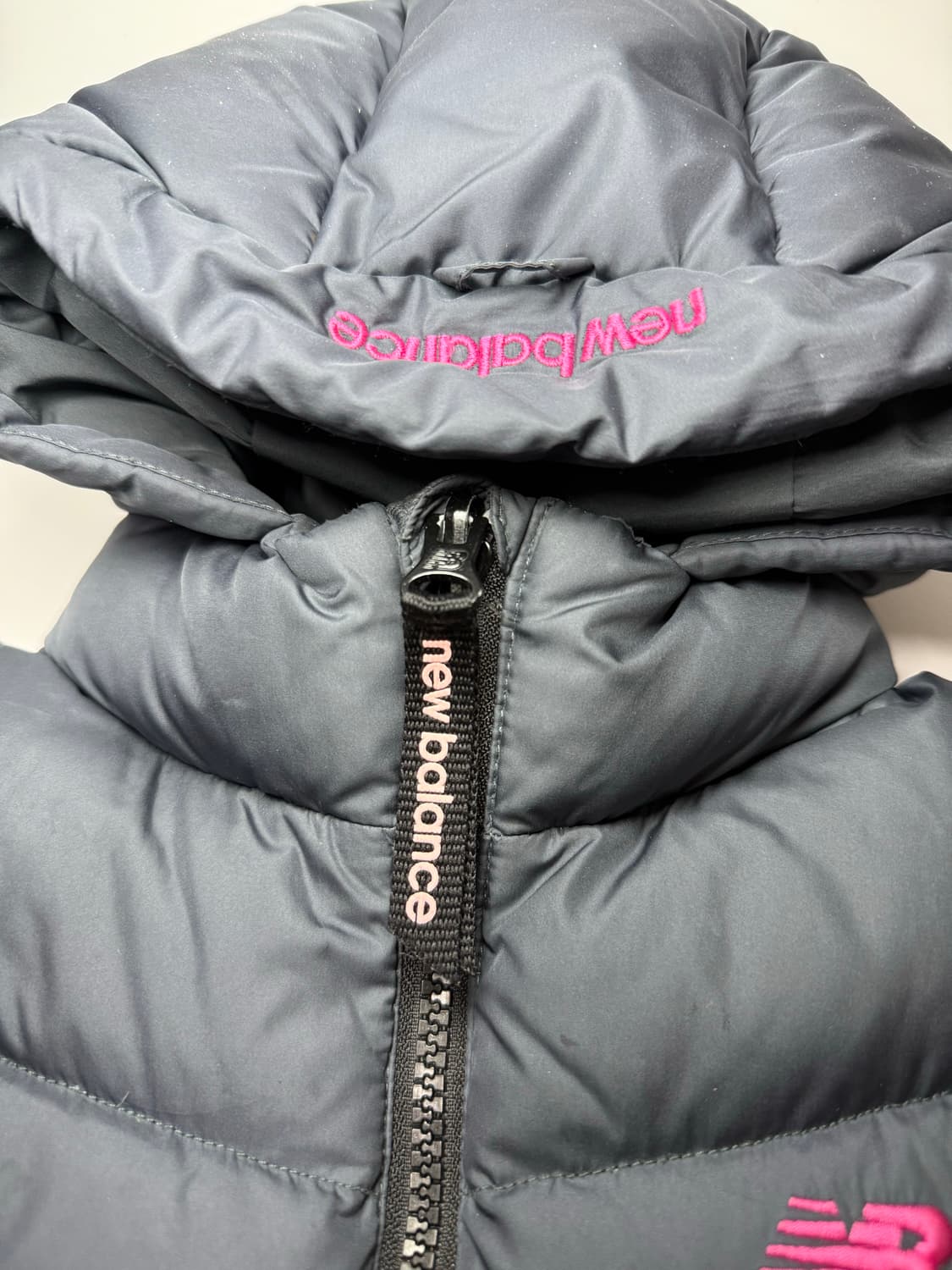 뉴발란스 여성 패딩 점퍼 후드 그레이 ( kid) 상품이미지2