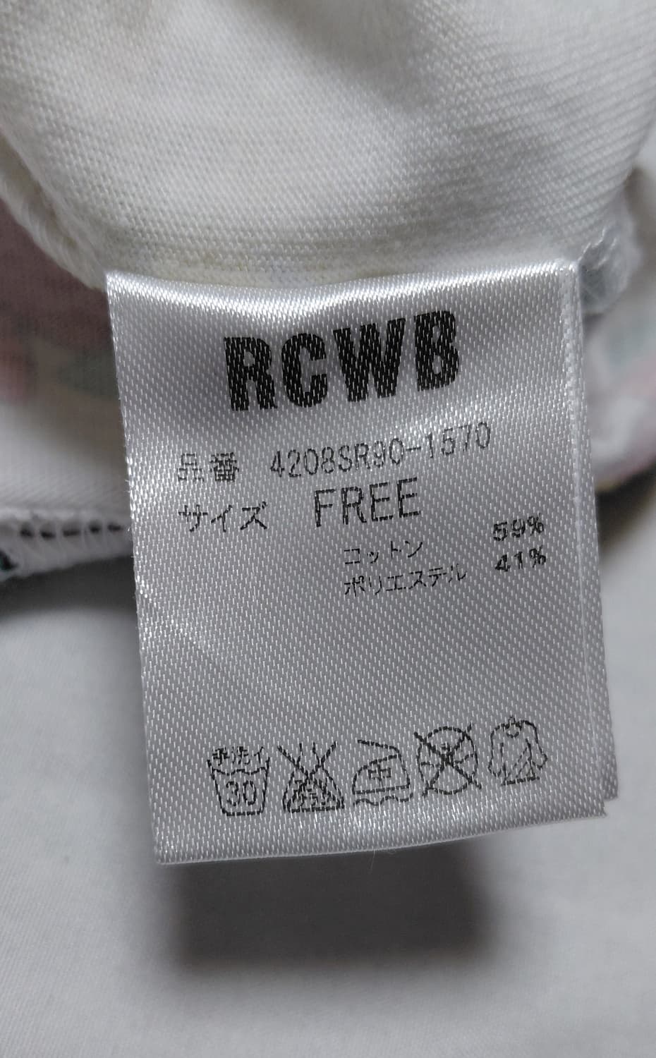 [S] 로데오 크라운즈(RCWB) 플라워 패턴 반전 그래픽 티셔츠 상품이미지6