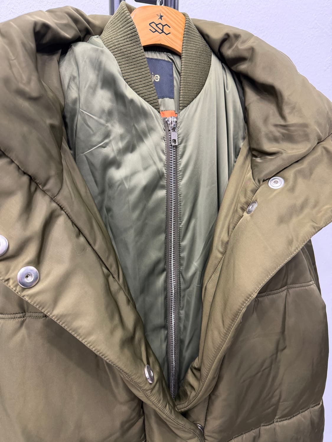 정품) 마쥬 여성 오버핏 이중패딩 36 상품이미지3