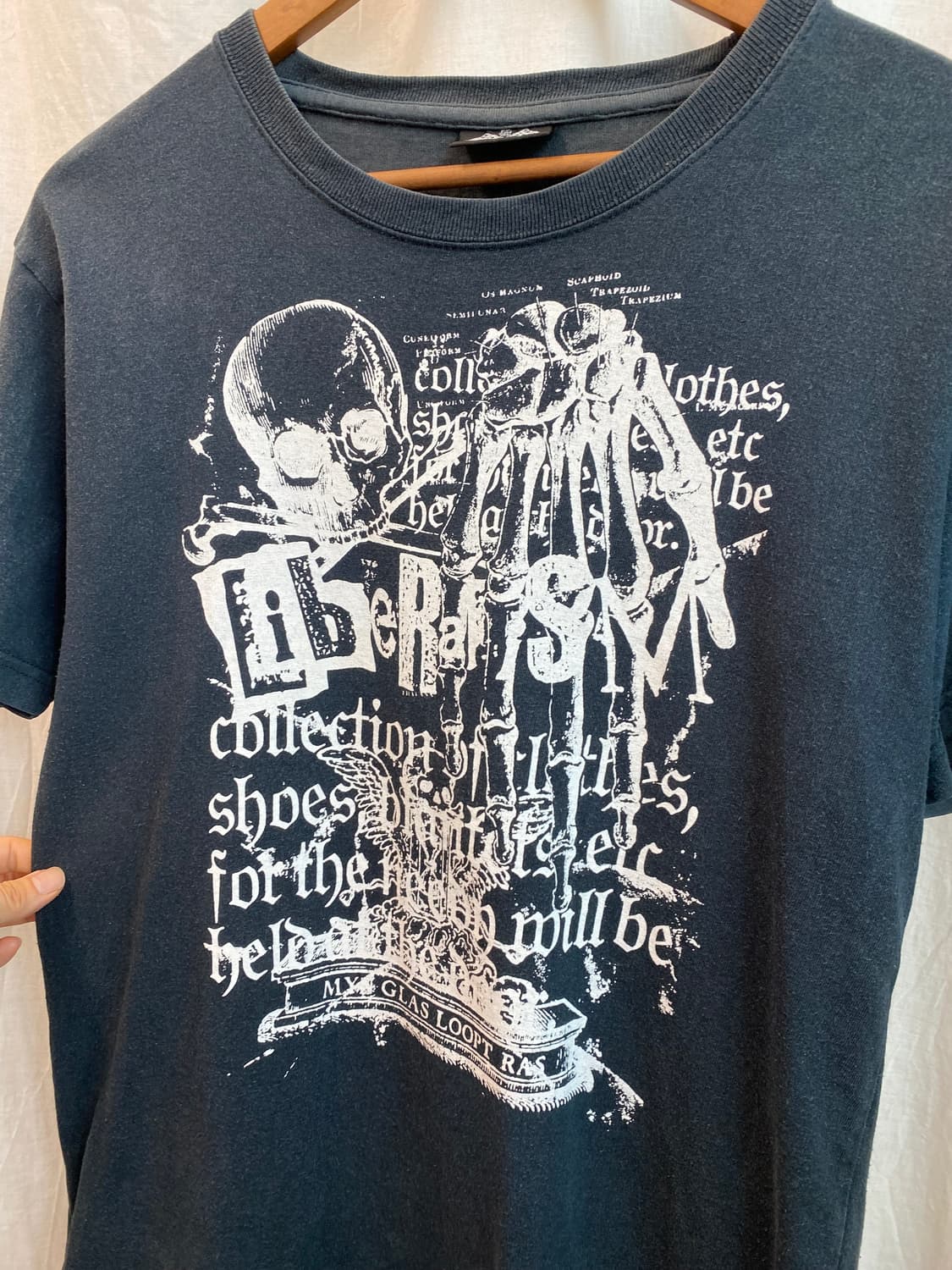블랙 락티셔츠(L) 상품이미지5