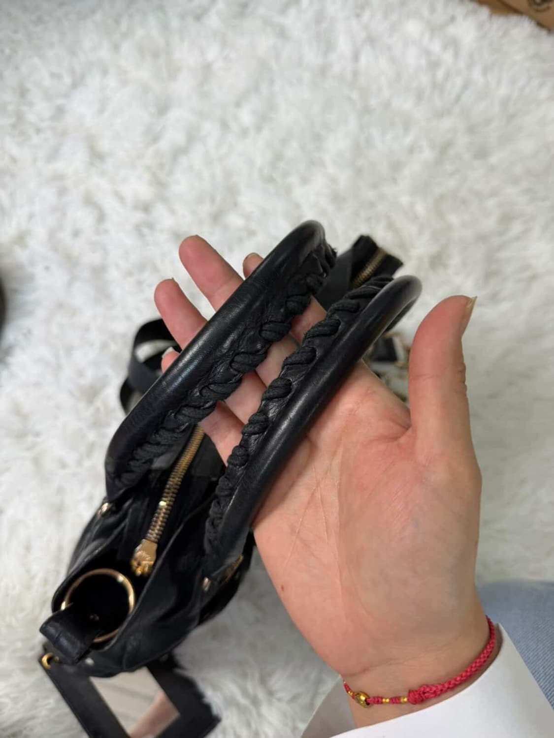 발렌시아가 모터백 블랙 정품 상품이미지7