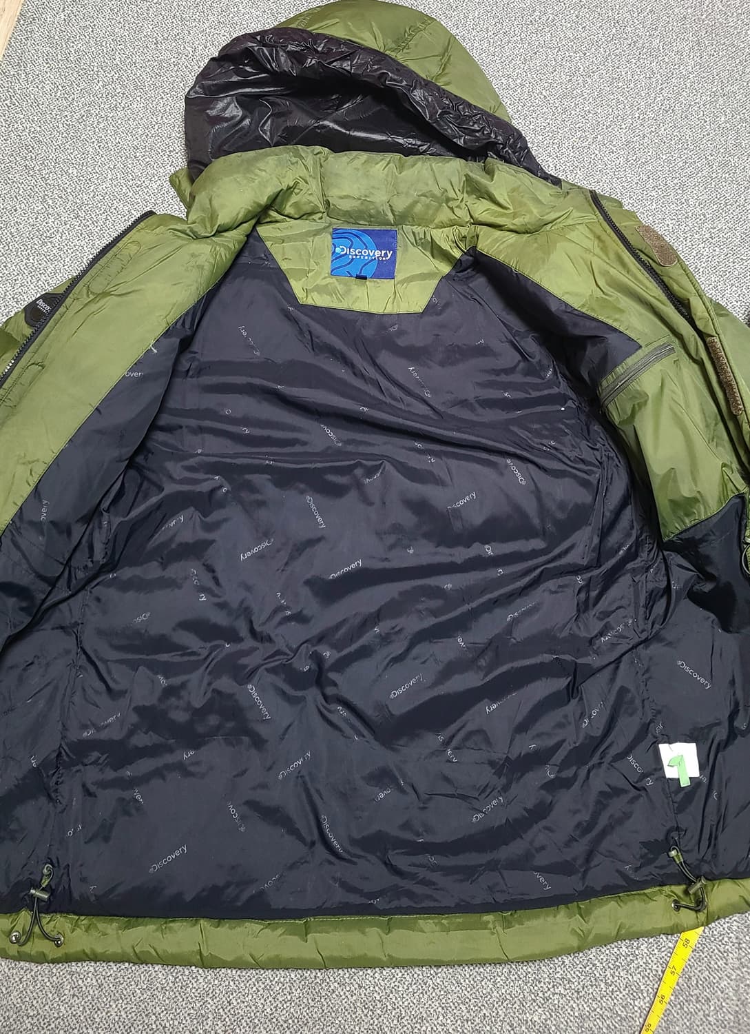 디스커버리 남녀 오리털 포켓 패딩 95  M 상품이미지5