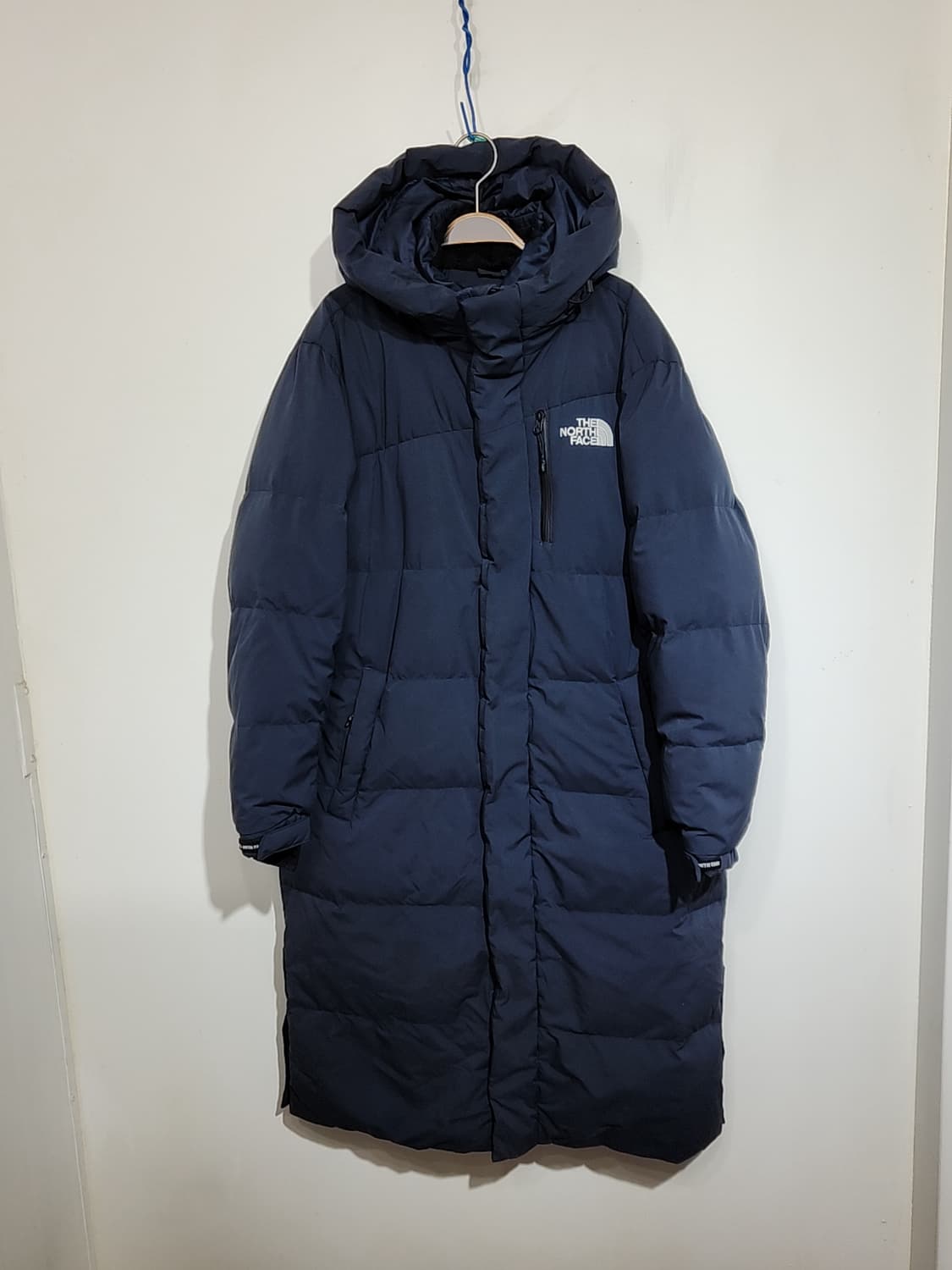 (L) 노스페이스 롱패딩 점퍼 네이비 후드 다운코트  상품이미지1