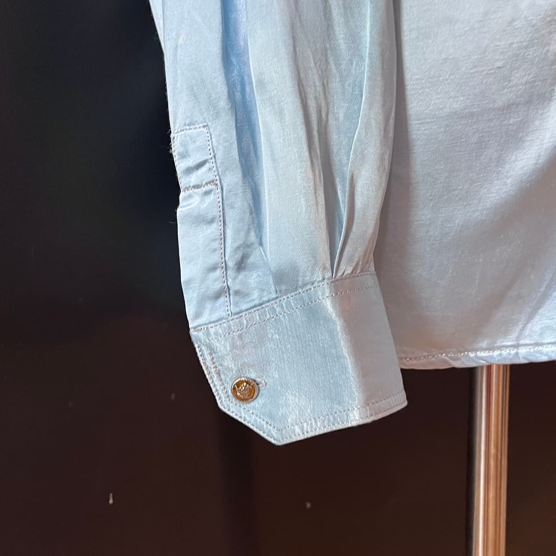 90s 베르사체 진스 꾸뛰르 새틴 웨스턴 셔츠 상품이미지5