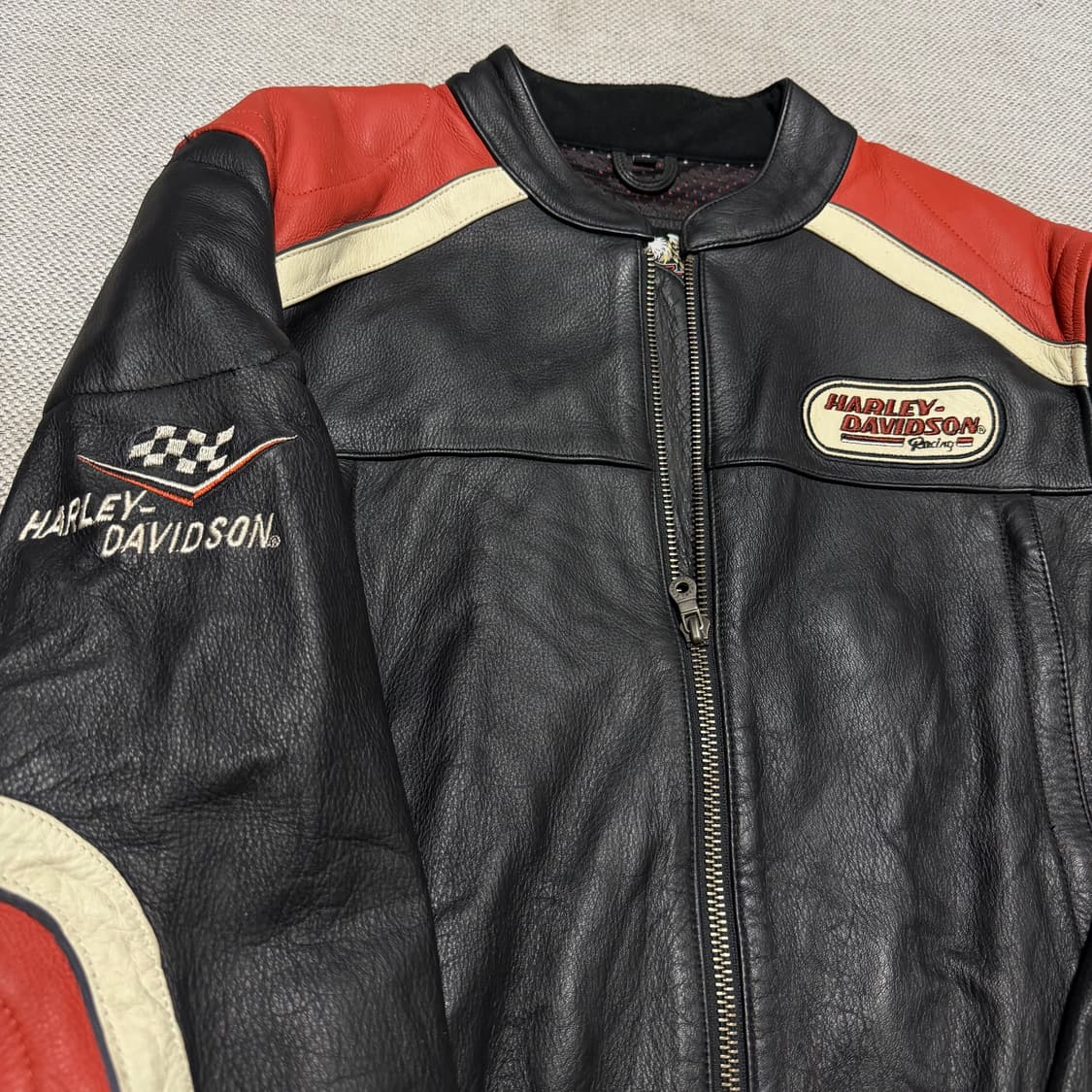 할리데이비슨 가죽 라이더 자켓 상품이미지2