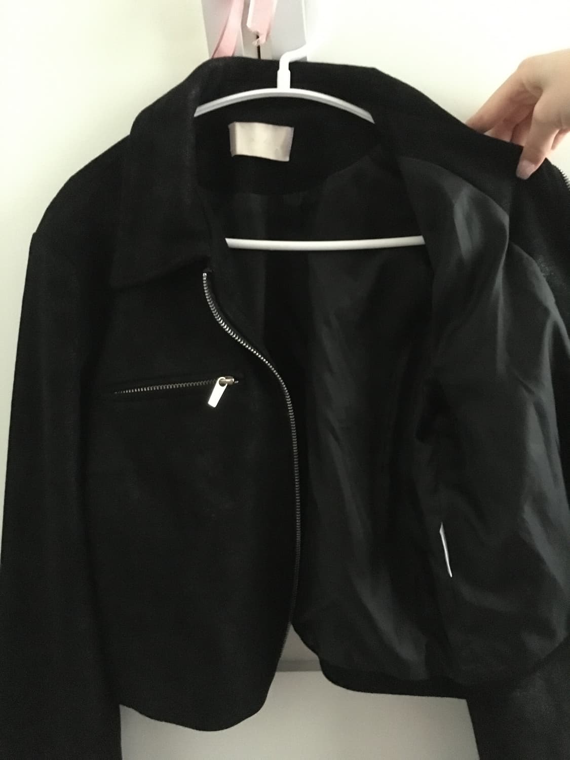 스웨이드 레더 숏 자켓 상품이미지6