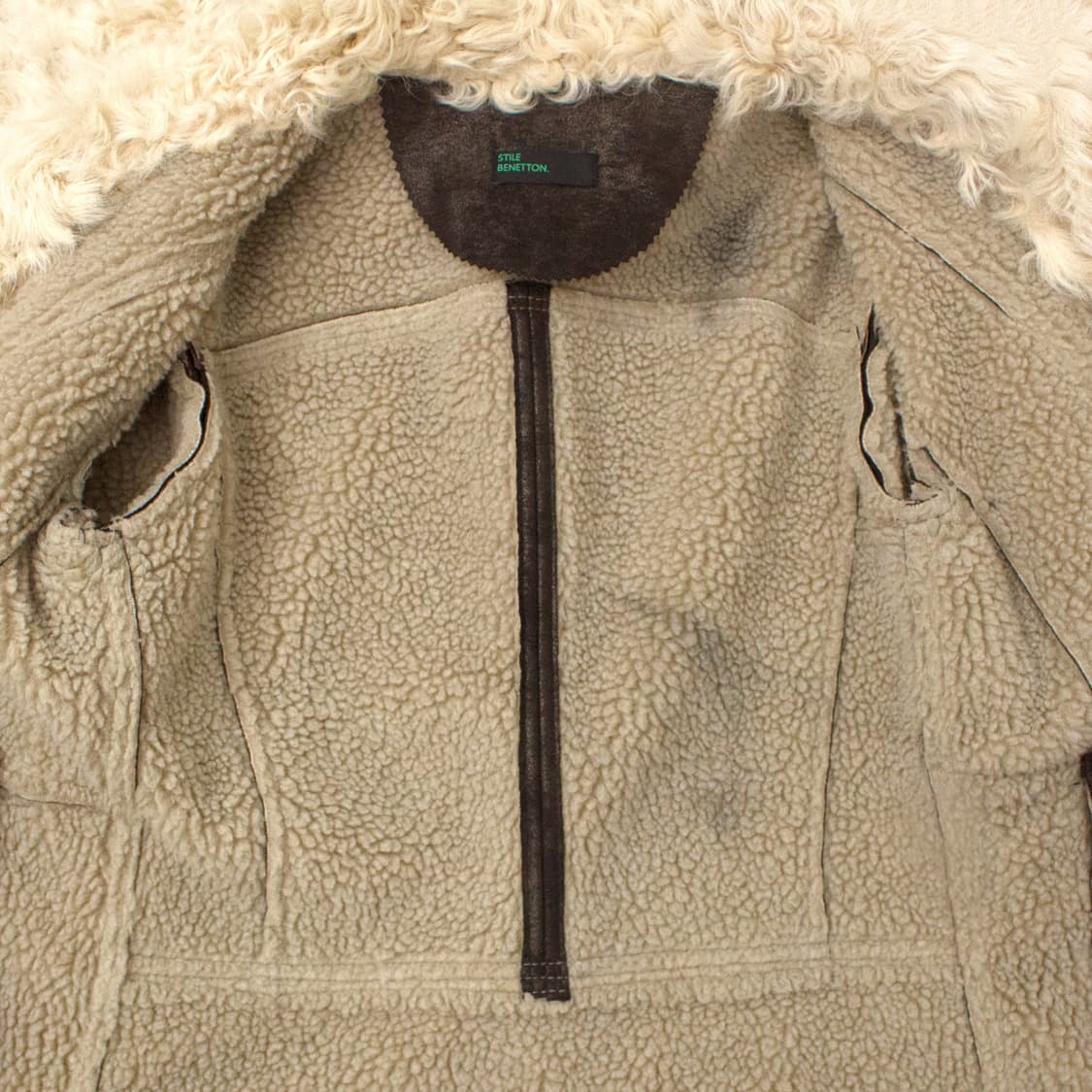 FRENCH VINTAGE 커피 쉬머 무스탕 상품이미지9