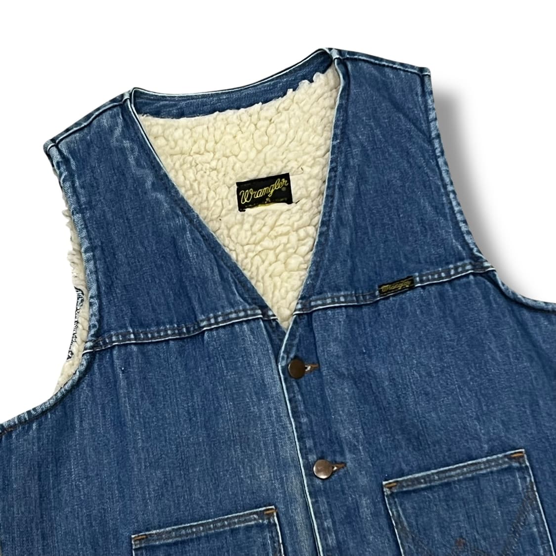 랭글러 데님 양털 베스트 s08793 상품이미지4