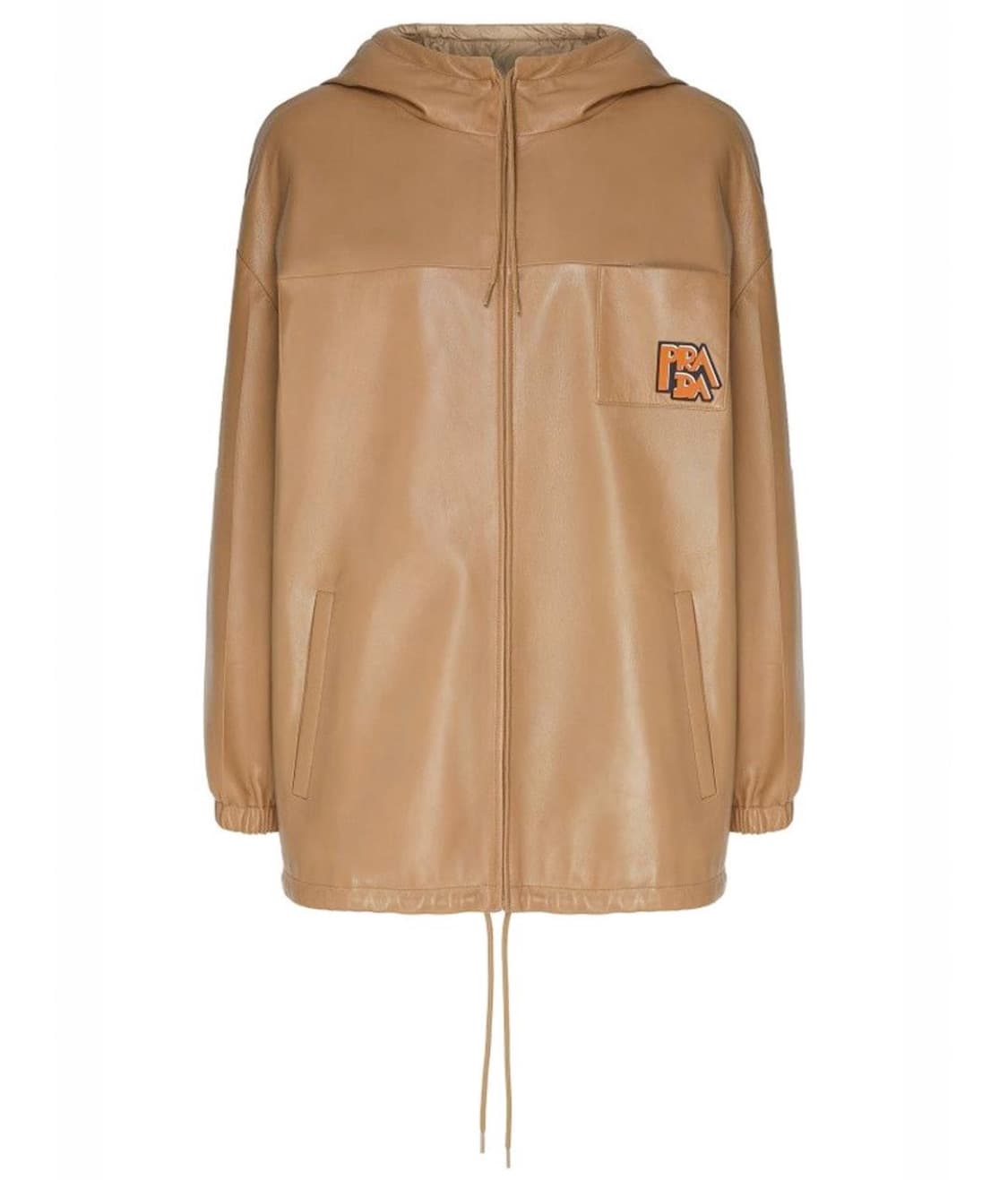 PRADA 프라다 후디 블루종(리얼 레더)38 사이즈-해외발송 상품이미지4