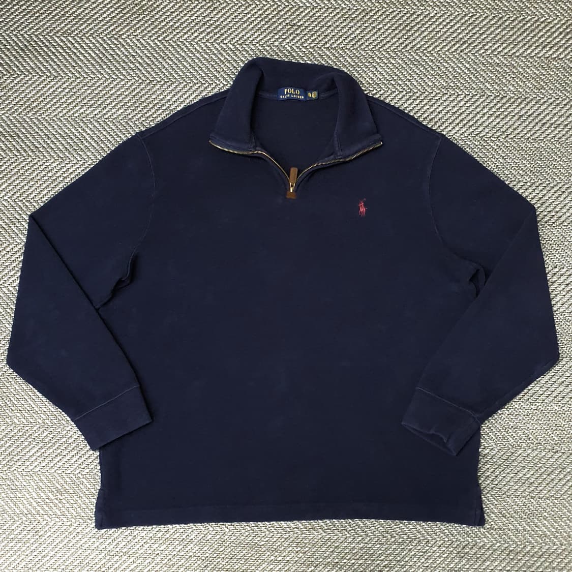 폴로 랄프로렌 하프집업 긴팔티 남자110~115 상품이미지1