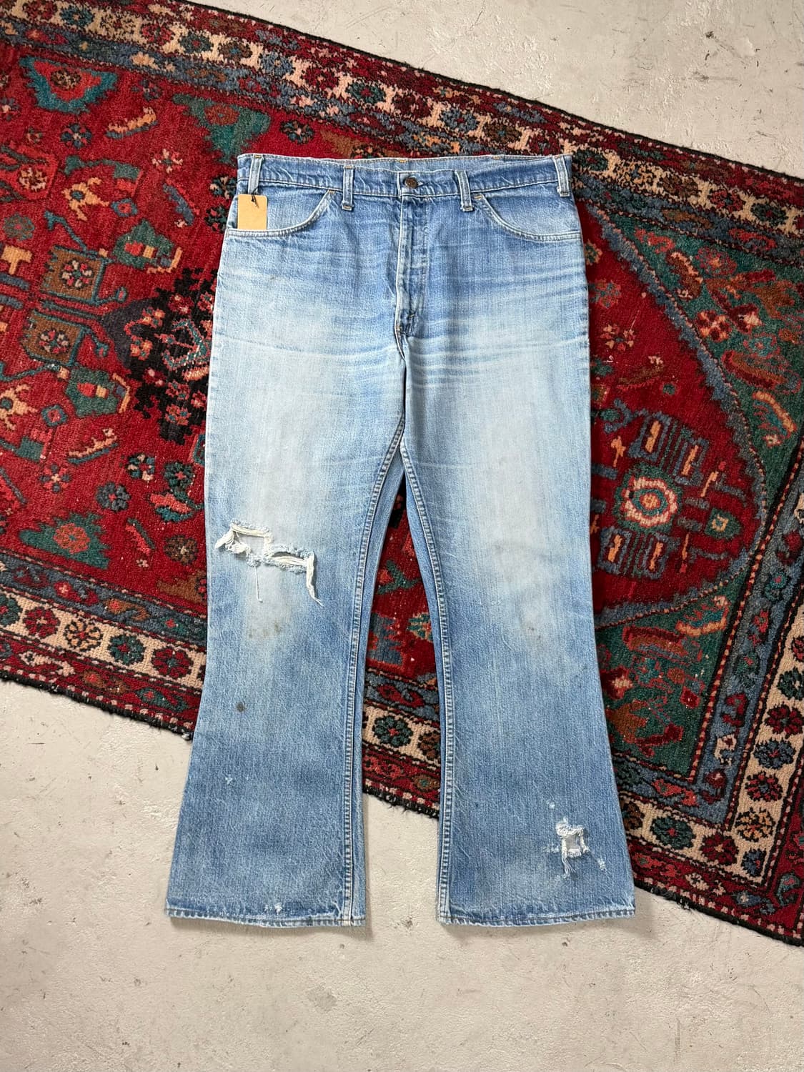80's USA 빈티지 리바이스 646 벨바텀 리바이스 부츠컷 오렌지탭 상품이미지1