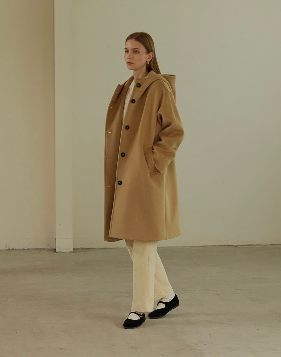 망고매니플리즈 안나 후드 코트 상품이미지1