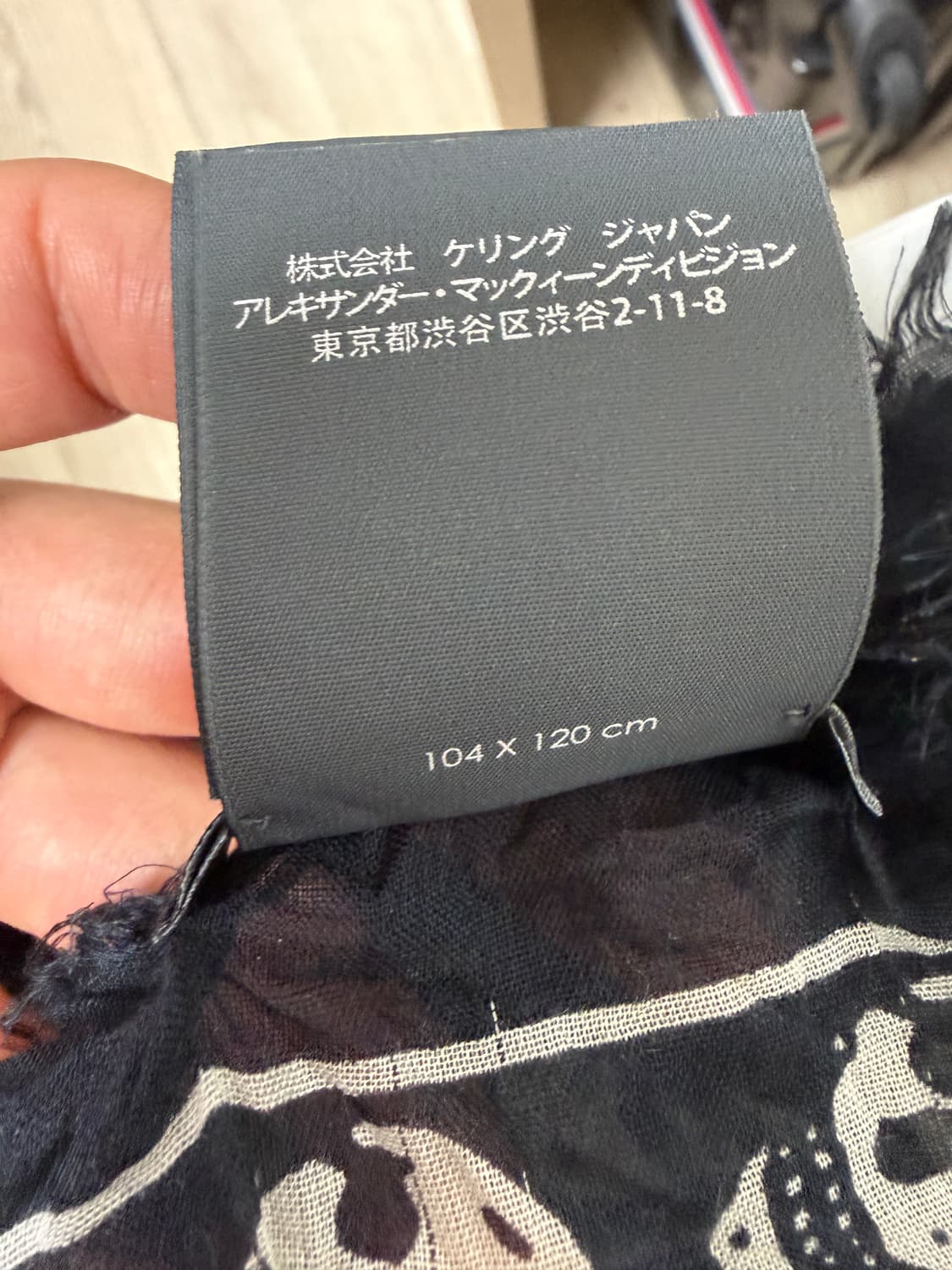 알렉산더 맥퀸 모달 스카프 상품이미지3
