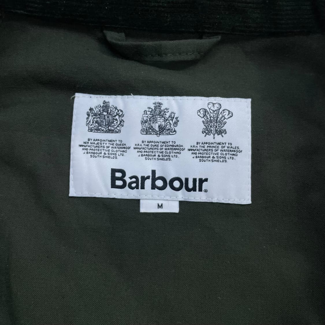 바버 Barbour 비콘 먼로 왁스 블루종 자켓 카키 상품이미지6