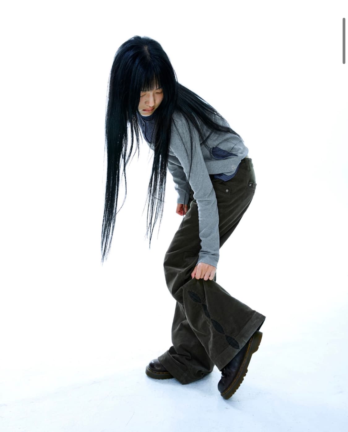 코이세이오 코듀로이 팬츠 브라운 상품이미지2