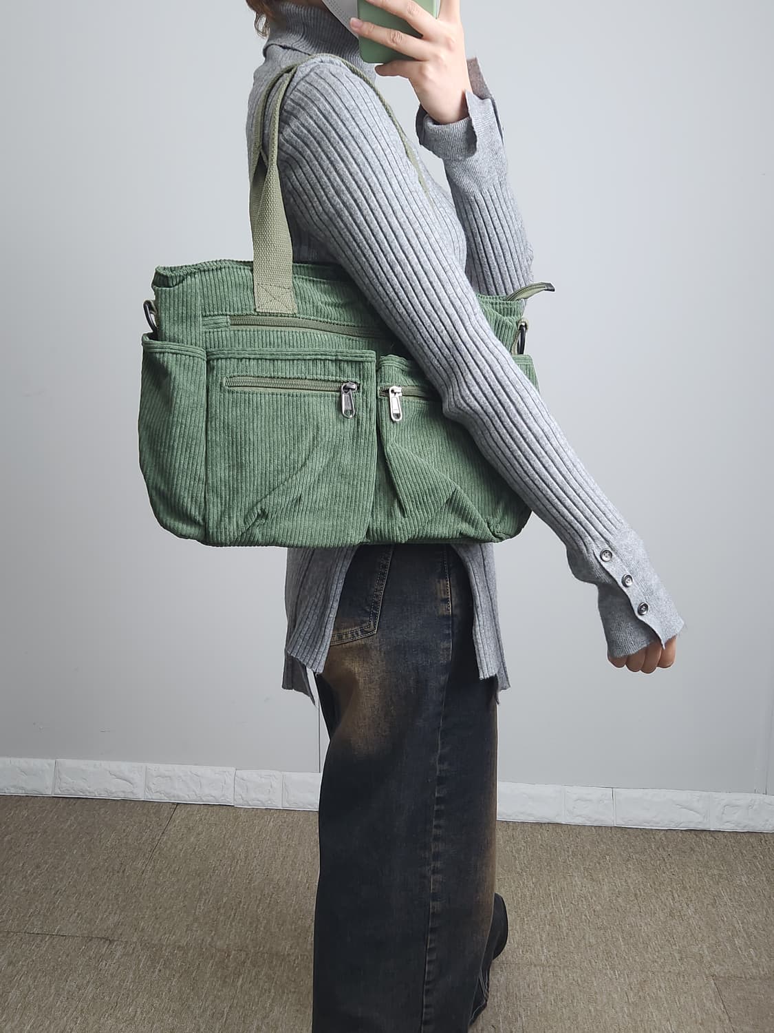 코듀로이 숄더 • 크로스백 상품이미지3