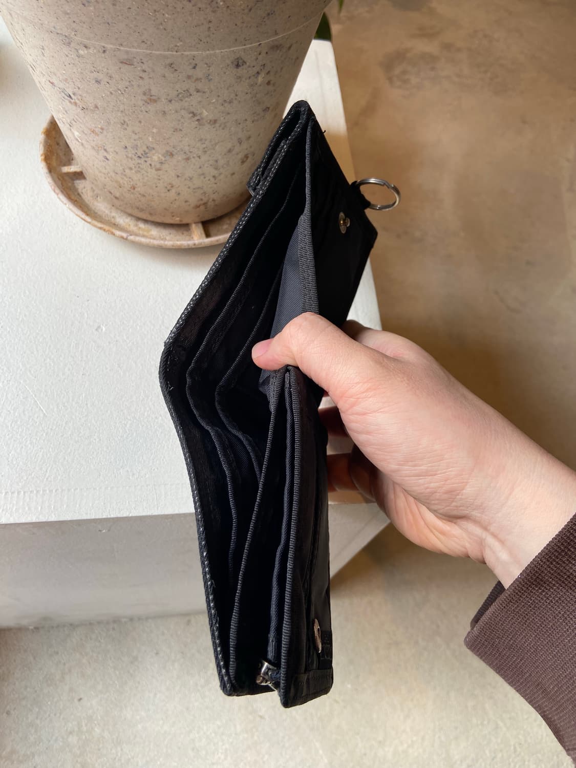 요시다포터  블랙 반지갑 (PORTER) 상품이미지5